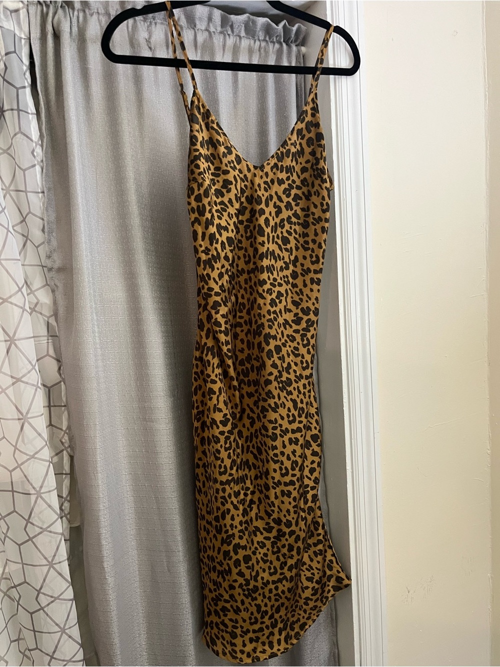 Leopard Slip Midi Dress S A New Day